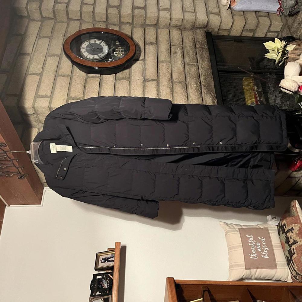 Black Long L.L. Bean Puffer Jacket
